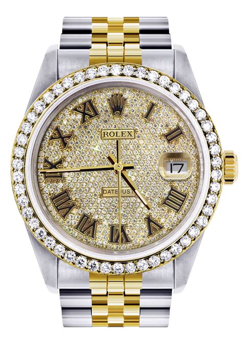 rolex diamond and gold